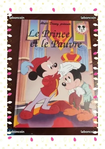 livre Le prince et le pauvre livre Mickey