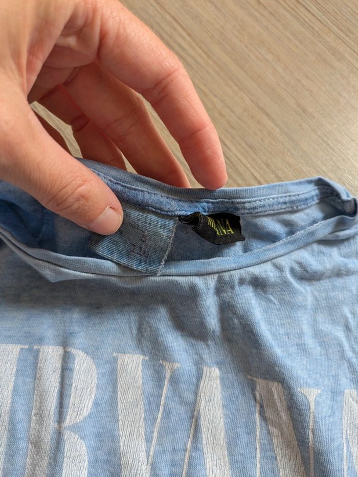 T shirt nirvana 5ans - photo numéro 2