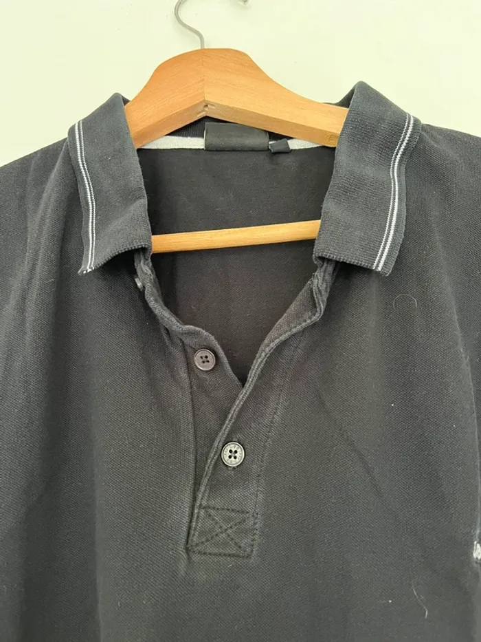 Polo à manches longues noir Lee taille XL - photo numéro 3