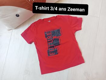 T-shirt 3/4 ans garçon Zeeman