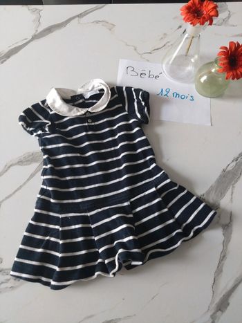 Robe d'été bébé fille de 9 mois à 12 mois