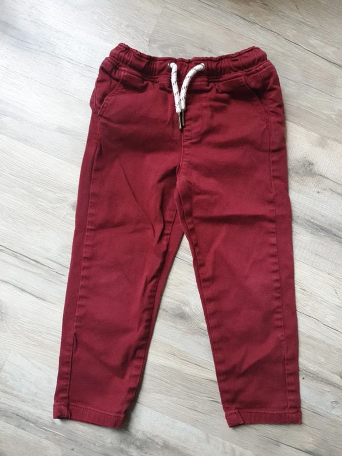Pantalon ceinture cordée