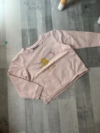 Sweat rose petit fée 5 ans