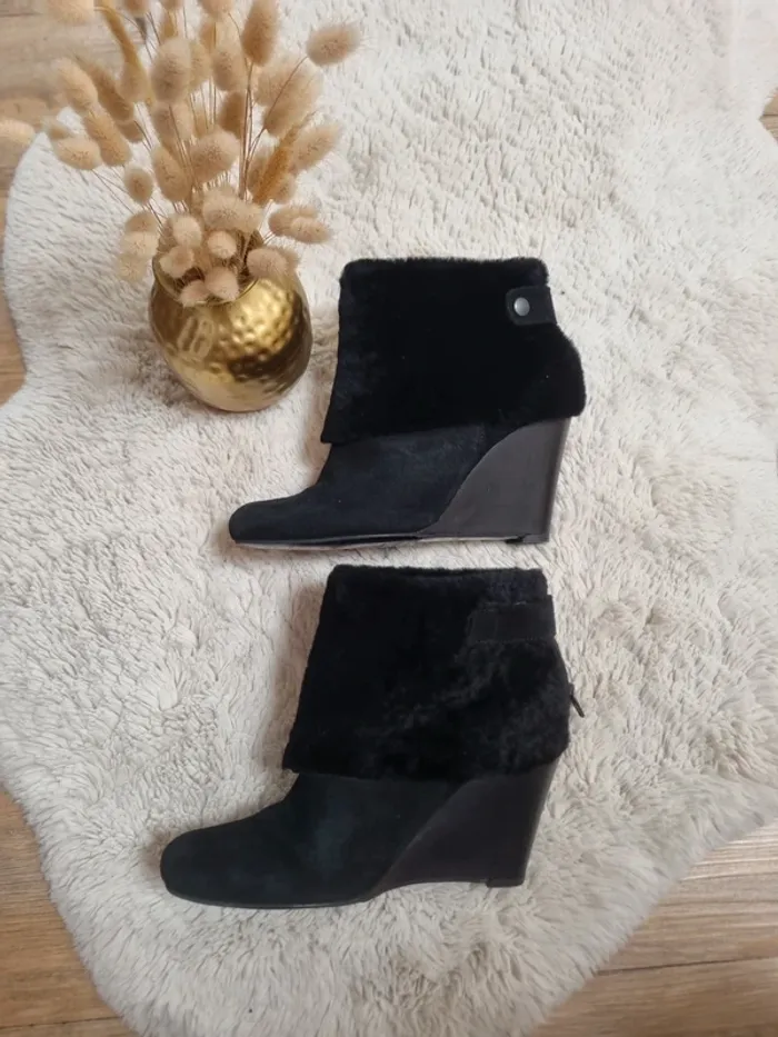 Bottines fourrures Minelli taille 38 - photo numéro 6