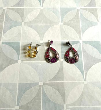 Lot de 2 paires de boucles d’oreilles - Etat: Neuf