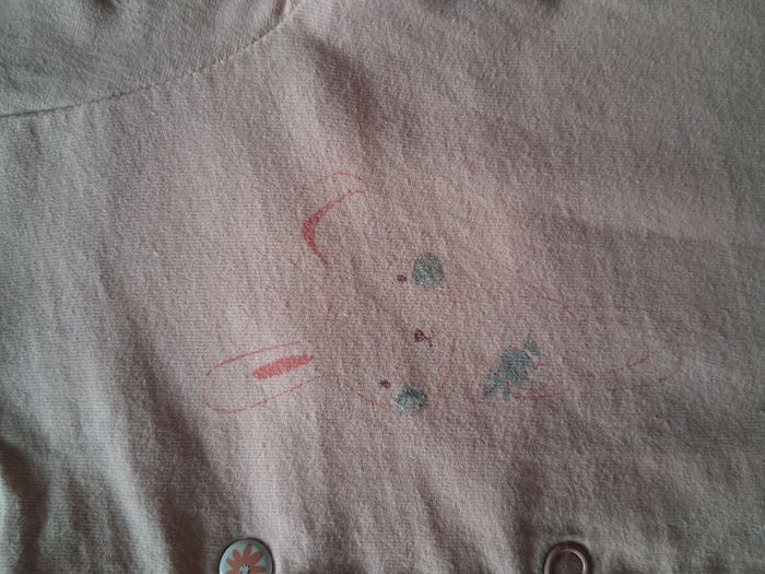 Pyjama tout doux en coton rose orange et motif lapin avec ouverture par devant de marque Noukie’s - photo numéro 3