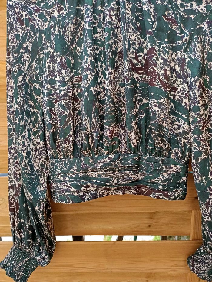 Blouse courte Zara taille S - photo numéro 2