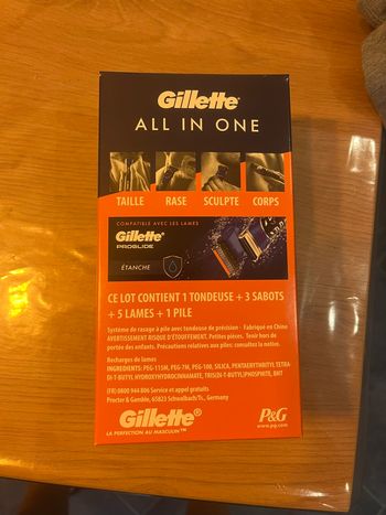 Gillette Tondeuse Corps Et Barbe