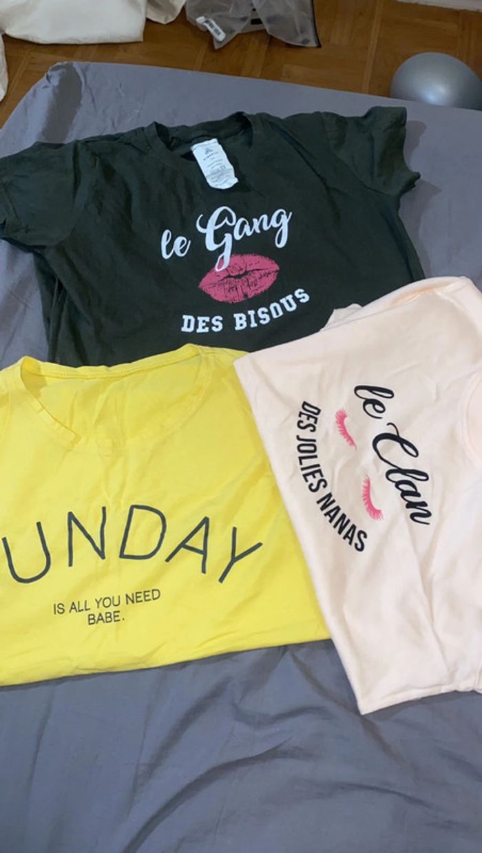 Lot de t-shirt