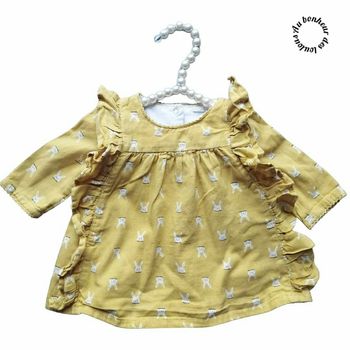 1 mois robe " lapin"