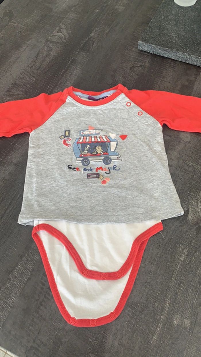 Body Sergent Major taille 12 mois