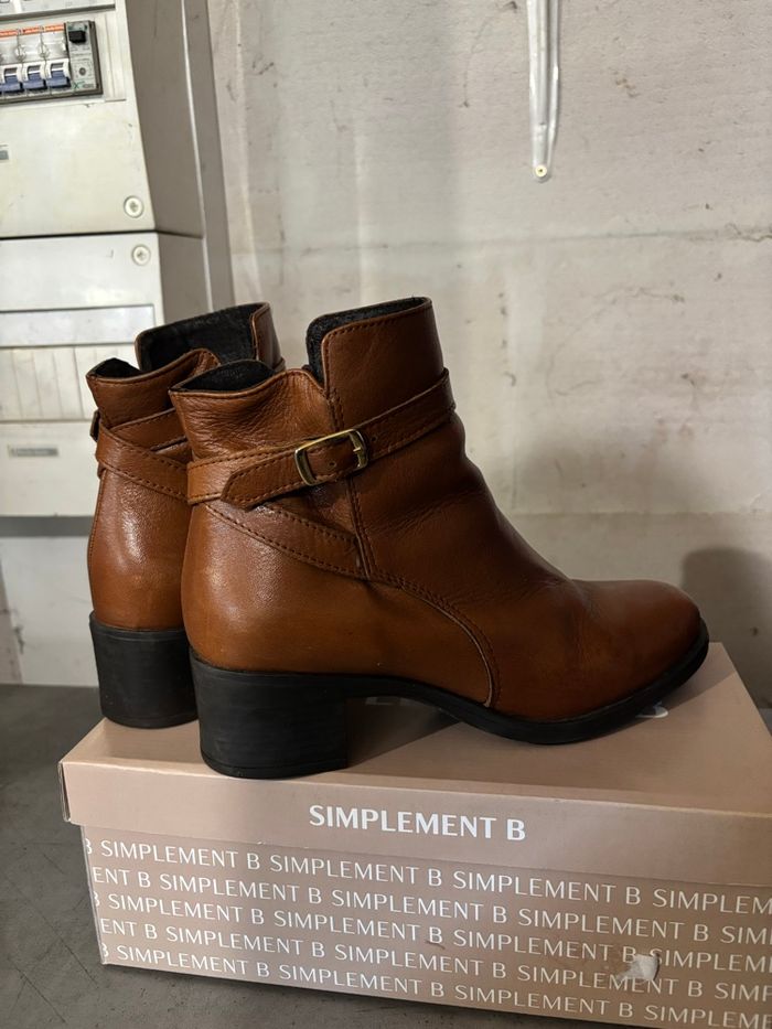 Bottines cuir