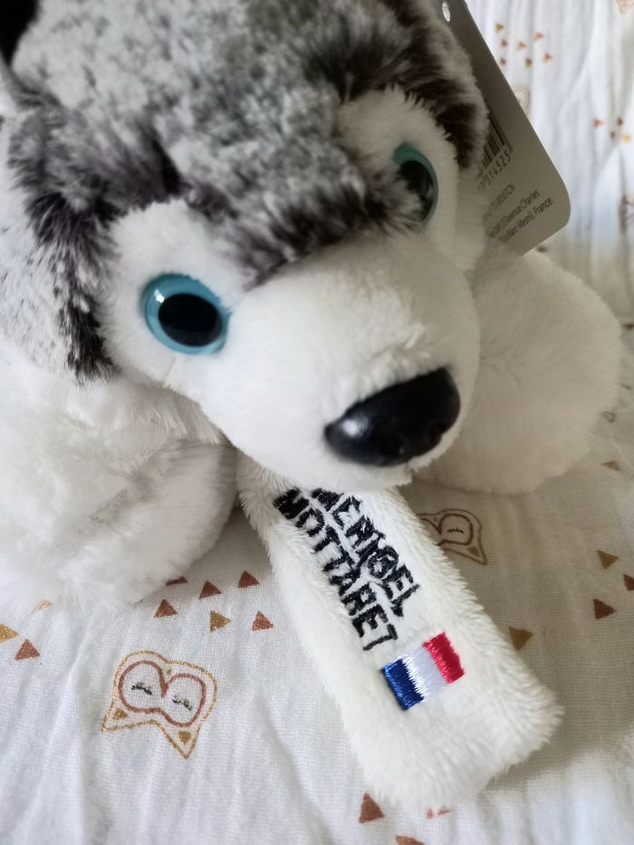 Peluche chien Husky Méribel - photo numéro 2