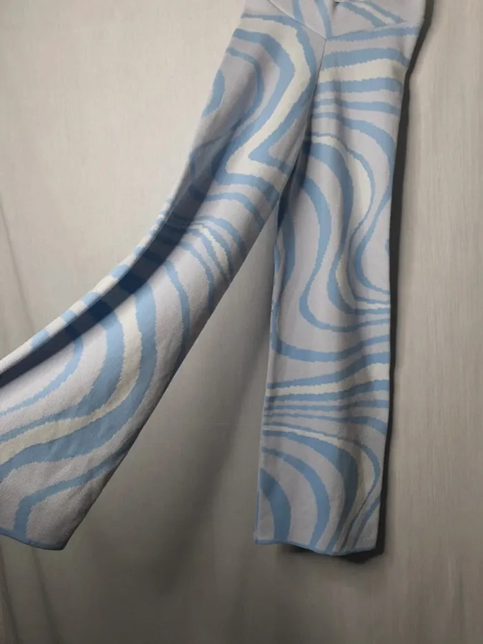 Pantalon psychédélique bleu - photo numéro 2