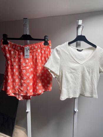 Total look short + crop top