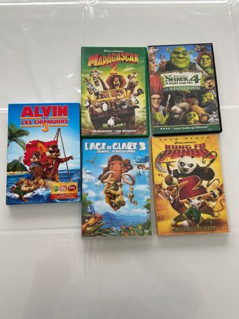 Lot de 5 DVD enfants
