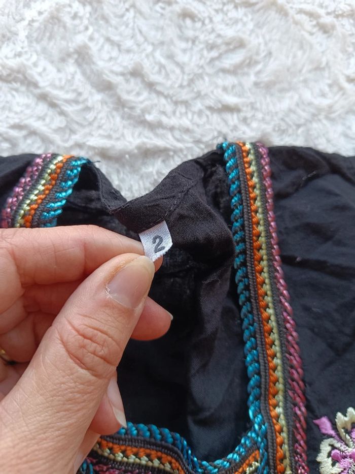 Robe manches courtes orientale ou déguisement Fille 2 ans - photo numéro 5