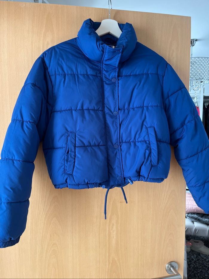 Doudoune bleue taille S - Jennyfer