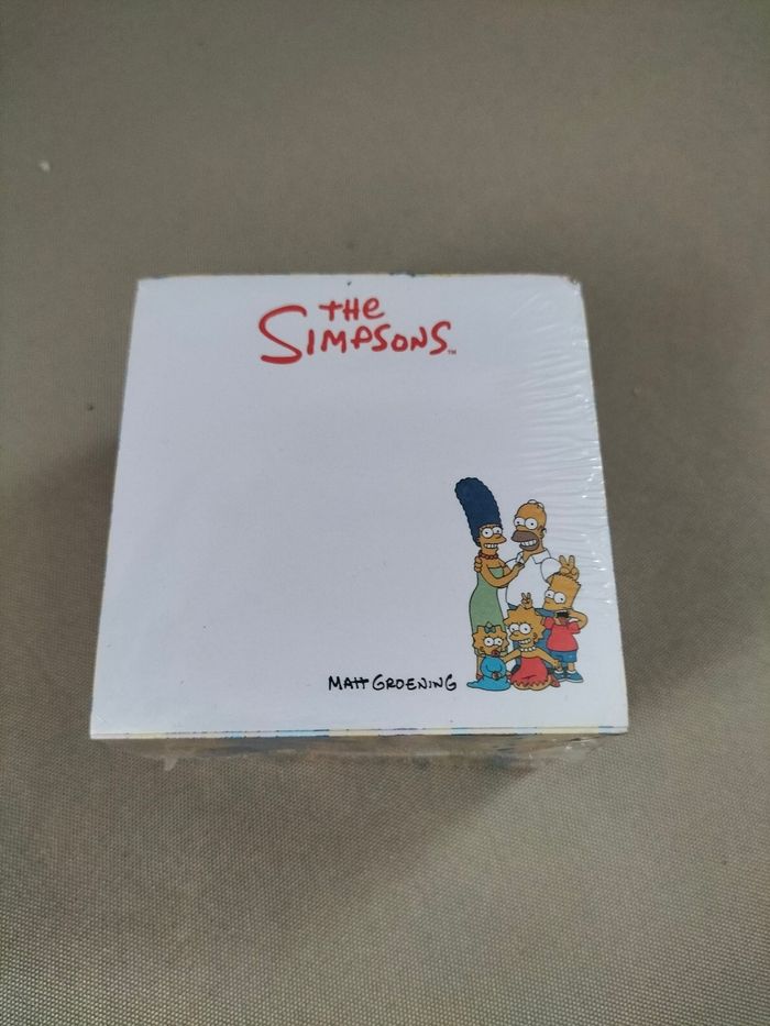 💛 Bloc mémo The Simpson - Neuf 💛