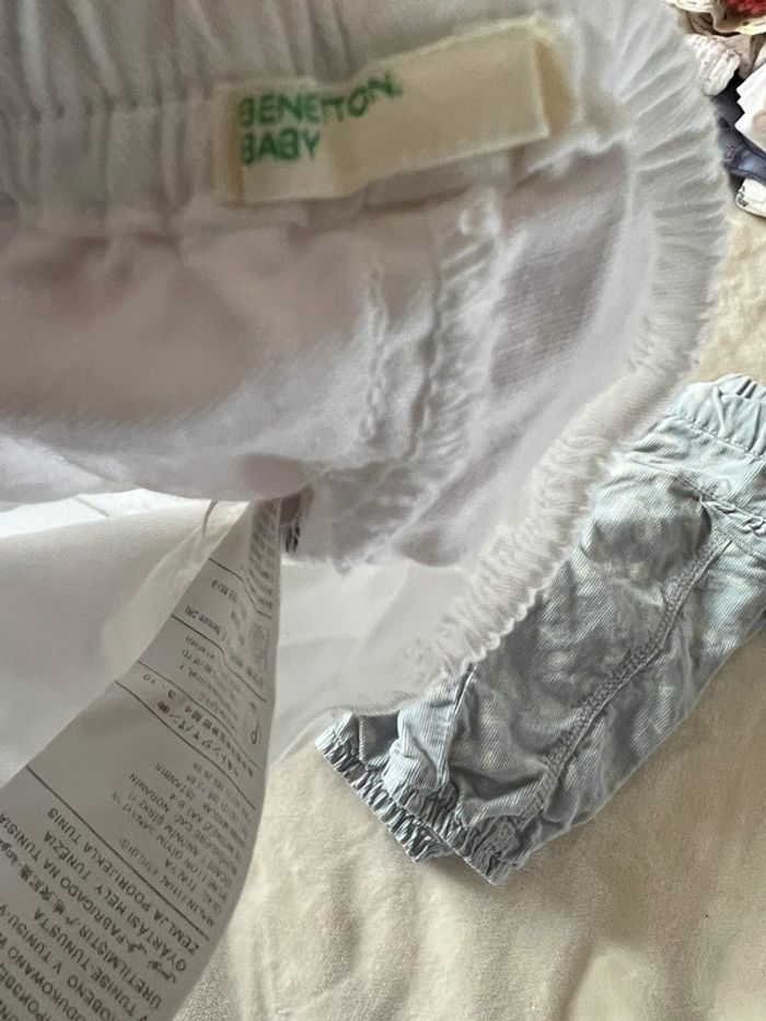 Lot de 2 pantalons bébé Benetton et C&A taille 56 - photo numéro 8
