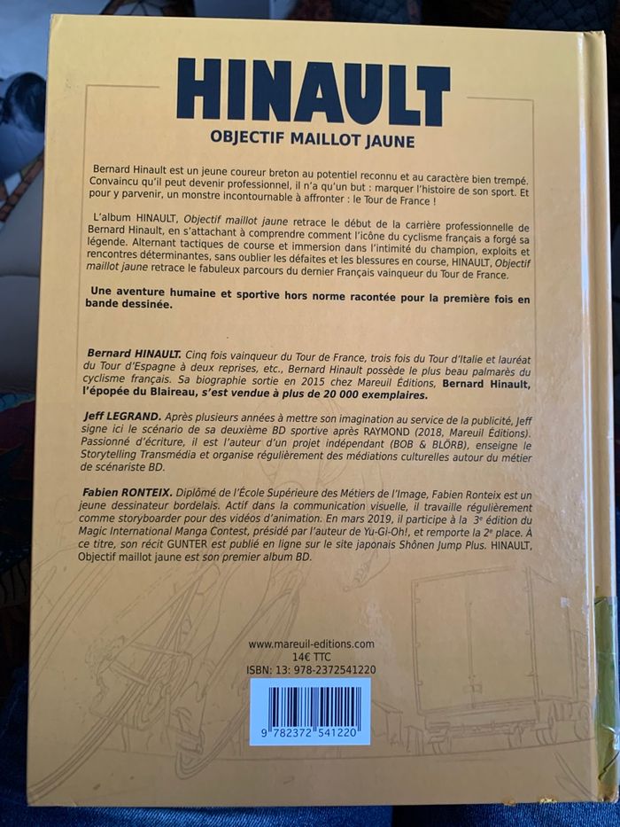 Bande dessinée Hinault - photo numéro 3