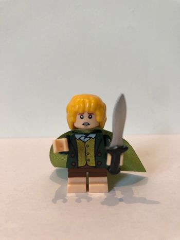 Figurine type lego Sam Gamji. le seigneur des anneaux