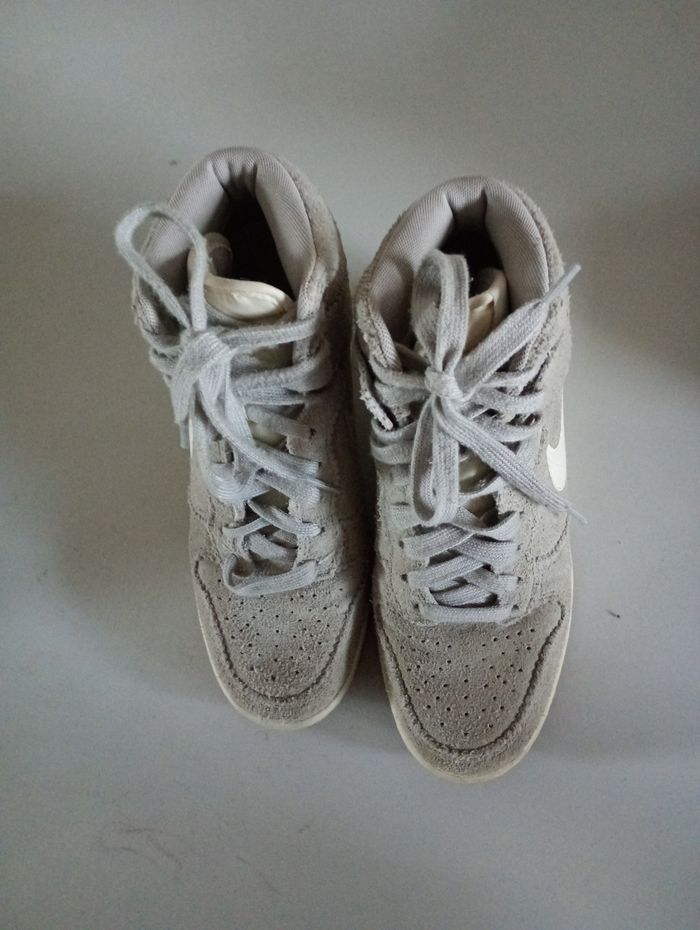 Basket dunk sky Nike 36 gris blanc composé - photo numéro 4