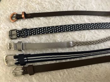 AN-Lot de 5 différentes ceintures fines 110cm