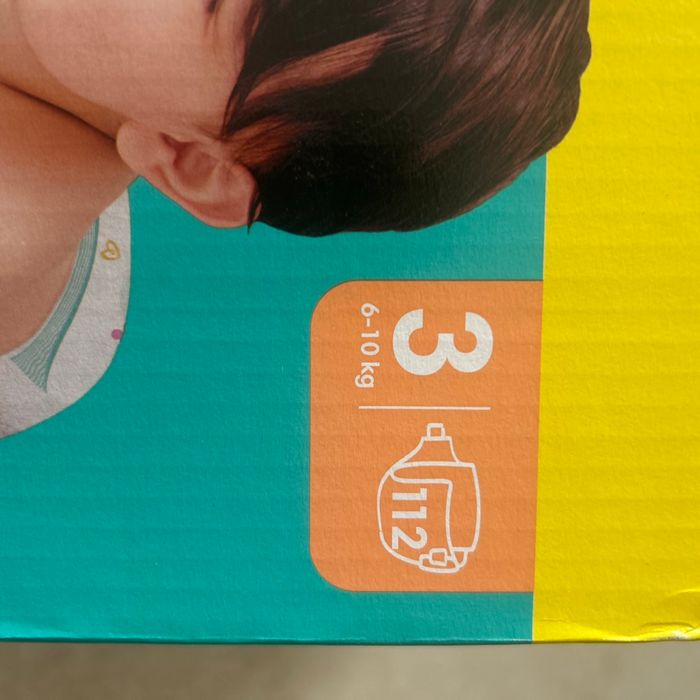 1 paquet de couches Pampers Mega pack taille3 (6-10 kg) 112 couches - photo numéro 2