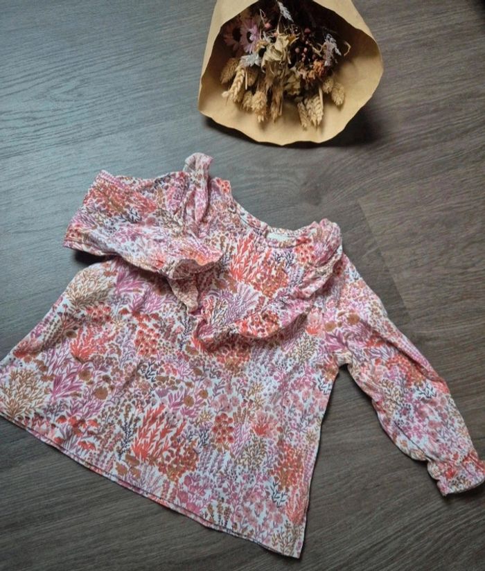 Magnifique blouse Bouchara 12 mois