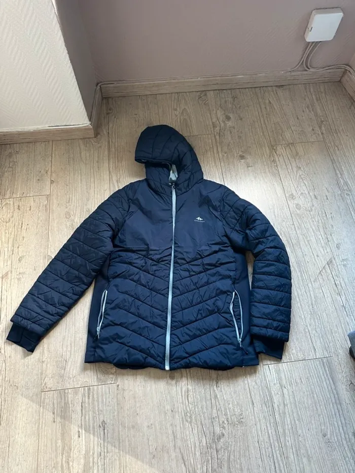 Doudoune bleu quechua garçon 14 15ans