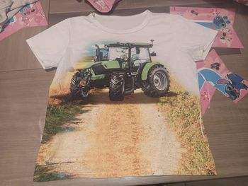 Tee-shirt 8 ans tracteur