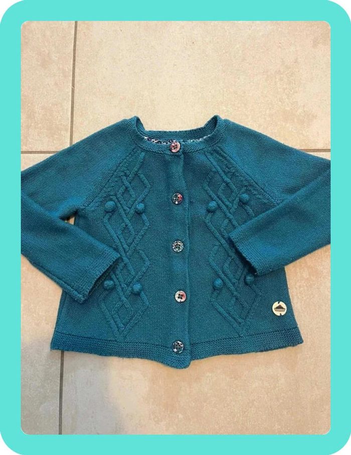 Magnifique gilet boutonné à 2 ans sergent major