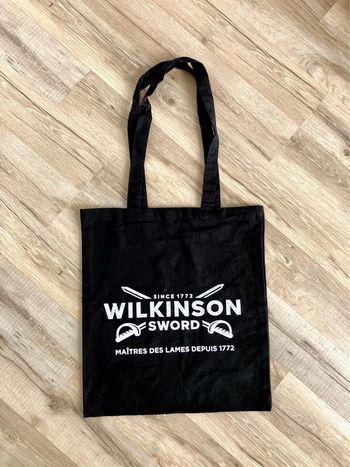 Tote bag Wilkinson noir et blanc – Neuf