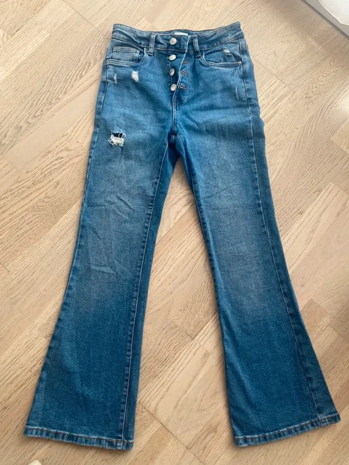 Jean pattes d’éléphant Kiabi