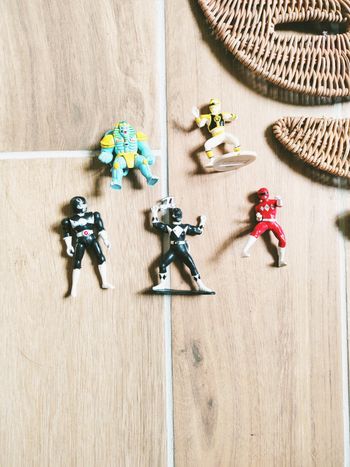 🙅 Power rangers mighty morphin lot 5 figurines années 90 marque bandai Saban vintage