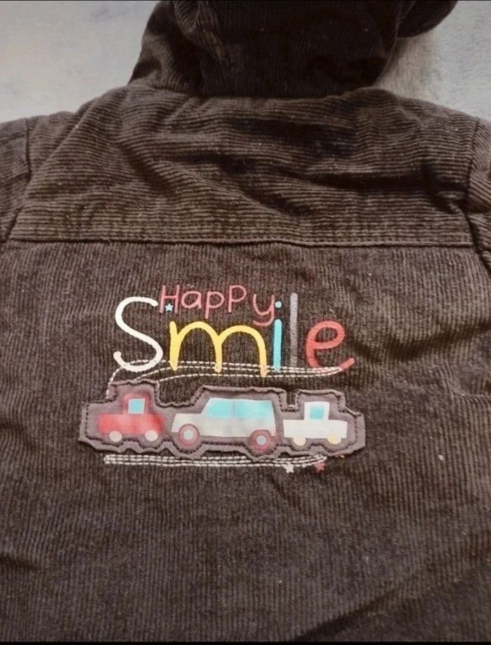 Manteau côtelé chaud 6 mois - photo numéro 5