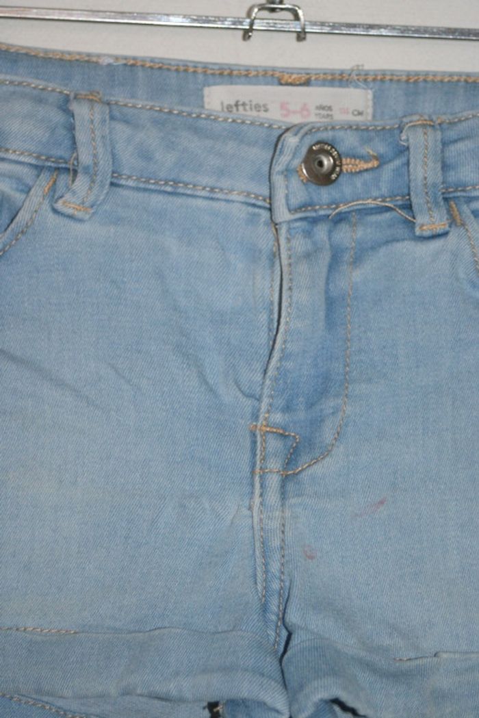Short en jeans Lefties 5/6 ans - photo numéro 2