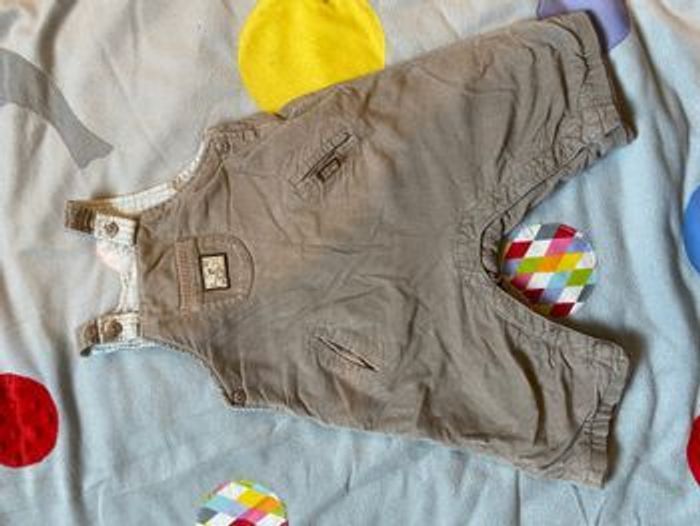 Salopette beige velours doublé hiver