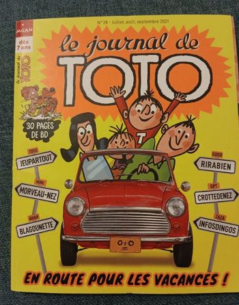Le journal de TOTO, en route pour les vacances Num 28