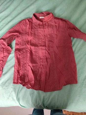 Chemise rose corail Promod neuve