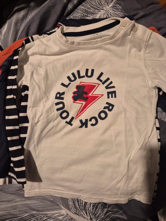 Lot de 4 t shirt manches longues garçon 4ans - photo numéro 2