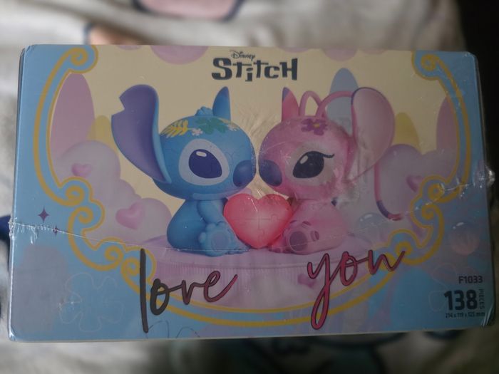 Puzzle 3d Stitch et Angel Veilleuse