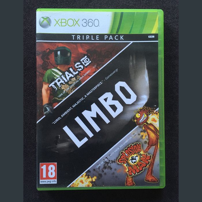 Triple Pack Trials HD + Limbo + Splosion Man sur Xbox 360