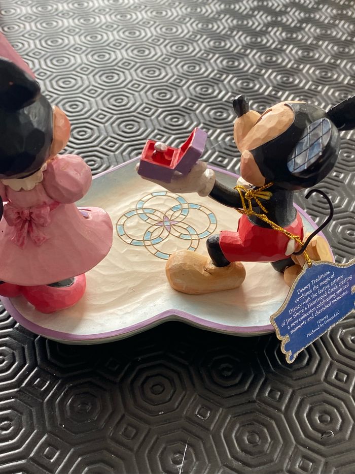 Figurine disney traditions Mickey minnie fiançailles - photo numéro 5