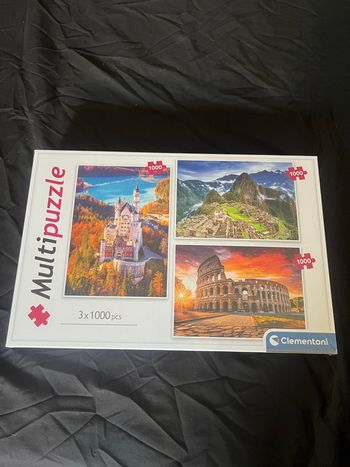 🧩 Puzzle Clementoni 3 x 1000 pièces – Neuf sous blister 