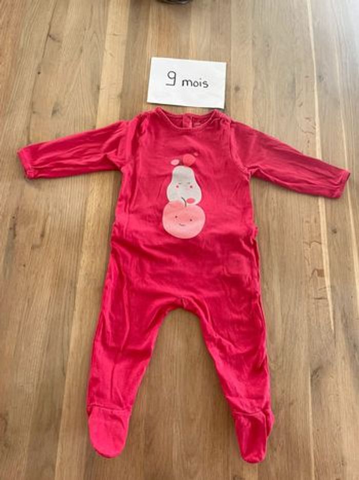 Pyjama fille Obaïbi 9 mois