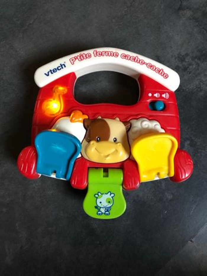 Hochet parlant et musical P’tite ferme cache cache Vtech dès 6 mois - photo numéro 3