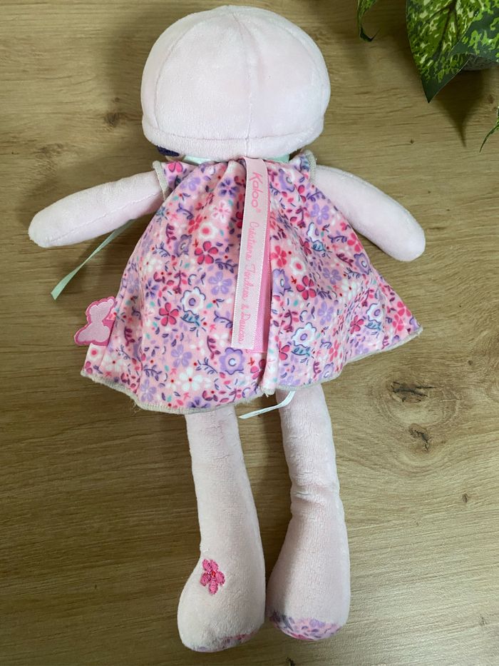 Doudou poupée robe fleurs kaloo 30 cm - photo numéro 3