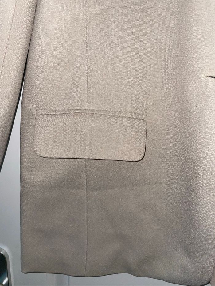 veste de blazer beige - photo numéro 3